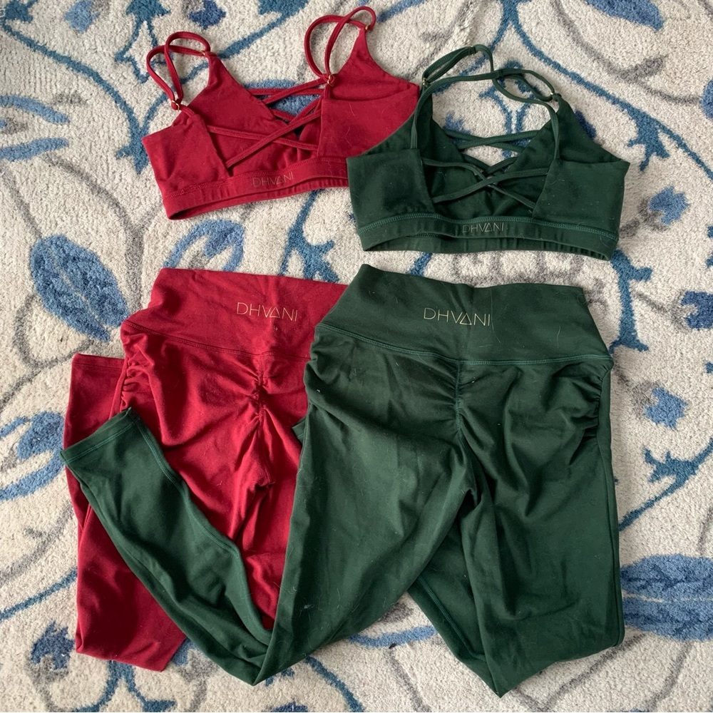 Dhvani bamboo leggings and bra bundle